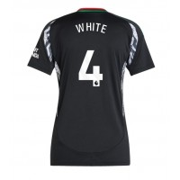 Camisa de Futebol Arsenal Ben White #4 Equipamento Secundário Mulheres 2024-25 Manga Curta